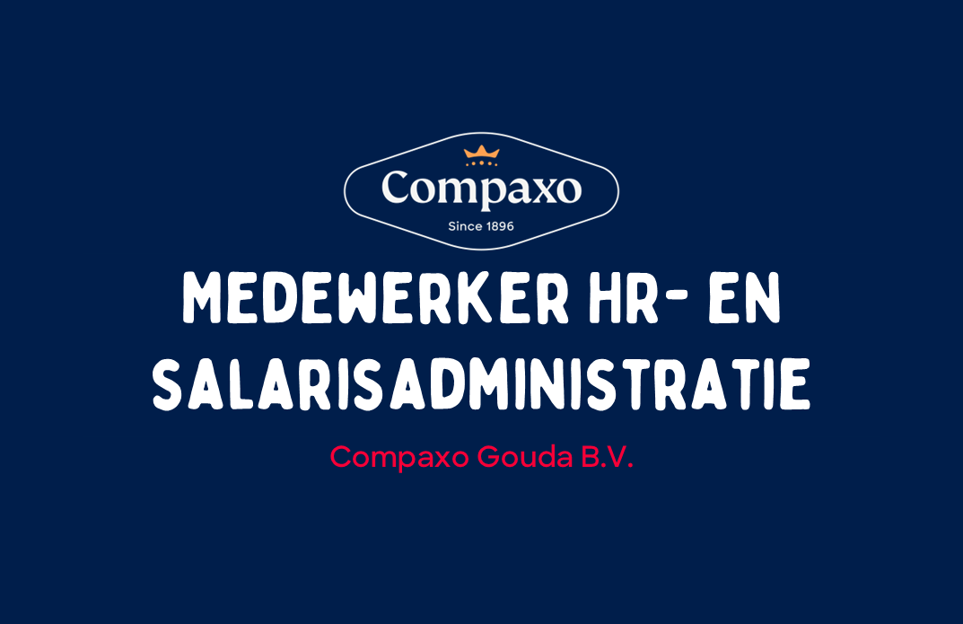Medewerker HR en salarisadministratie aan het werk bij Compaxo Gouda